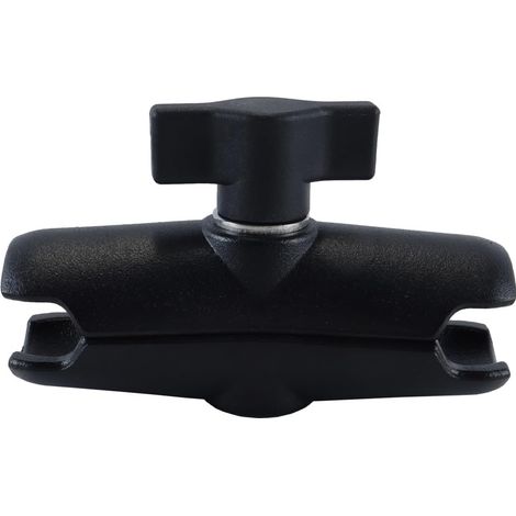 Support à Double Bras articulé, Bras à Double Bras articulé en Alliage d'aluminium de 90 mm (3,5 po) pour Support de téléphone RAM Mount pour vélo et Moto, rotule de 25 mm (1/5)