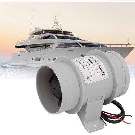 Ventilateur de Cale Marine 12V 3 Pouces, Silencieux pour Bateaux et Yachts, Circulation d'Air Intégrée (1/5)