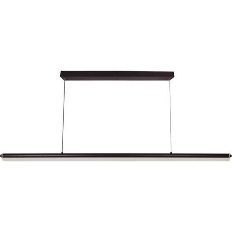 Lámpara colgante LED V-TAC de 23 W, aluminio, negro, blanco natural