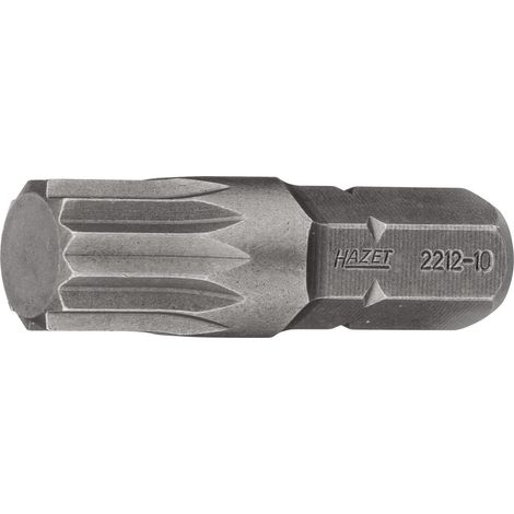 Embout-tournevis (bit) 2212-10 ∙ Hexagone massif 5/16 pouce (8 mm) ∙ Profil denture multiple intérieur XZN ∙ Taille M10