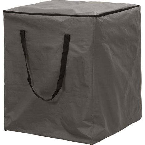 ATLANTIS Outdoor Copertura Protettiva e Borsa Sacca di Protezione per Cuscini per Sedie/Panche da Giardino Grigio 75 x 75 x 90 cm Certificato TÜV Rheinland Resistente alle Intemperie (1/5)