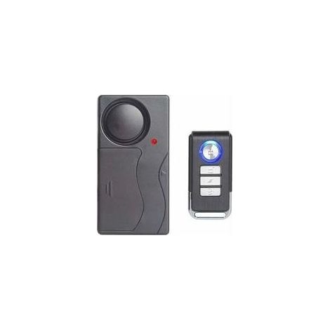 Alarme de Vibration sans Fil, Alarme Antivol pour Vélo/Moto/Voiture/Véhicules/Porte/Fenêtre, Son 110db (Télécommande Incluse)
