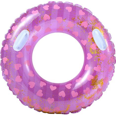 Bouée gonflable à paillettes, style gilet de sauvetage, pour adultes. (1/2)
