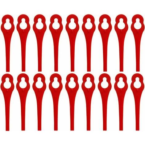 100 Ersatzmesser, kompatibel mit dem IKRA IART 2520 Rasentrimmer, Nylonmesser für IAT 20-1M