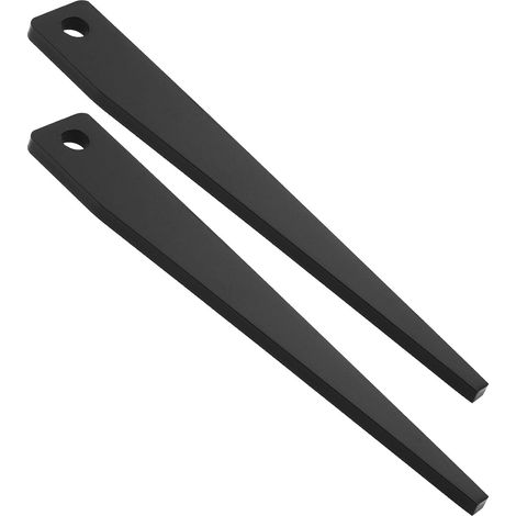 2 Pièces Dérive Conique Noire en Acier à Haute Teneur en Carbone pour Cône Morse MT3 Manchons de Perçage de Tour 190x25x6mm pour Perceuses à Presse Perceuses Radiales