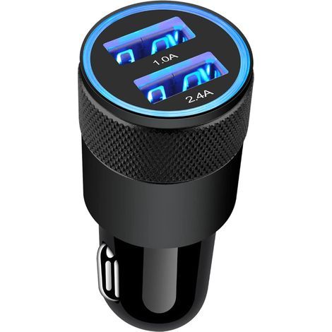 USB Car Cigarette Lighter Charger, Ports USB Car Charger (1/5)