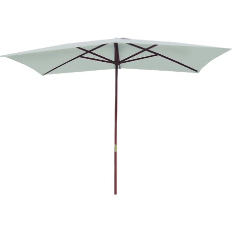 CHALET & JARDIN Parasol rectangulaire OLERON - Gris (1/5)