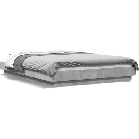 Maison Exclusive - Estructura de cama madera de ingeniería gris h