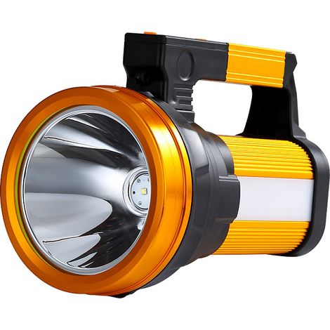 Linterna LED P70 de 10800 mAh para exteriores, luz alta, recargable, para emergencias, acampadas, para bomberos, patrullas, pesca - Batería de iones de litio S800, versión de gama alta (1/5)
