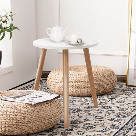 16 Inch Modern Round Coffee Table (1/5)
