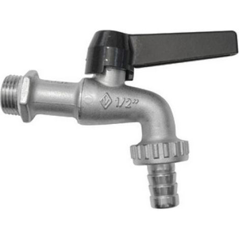 RUBINETTO A SFERA CON PORTAGOMMA 1/2''  DN 10  PN 16