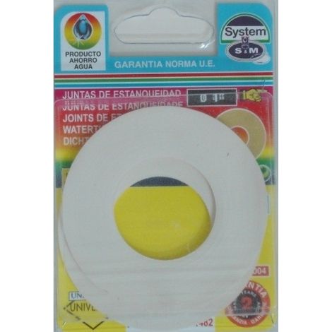 Junta fontan plana 1" lavabo goma s&m 2 pz