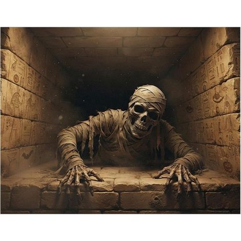 Tapis de porte antidérapant Illusion d'optique Halloween (1/5)