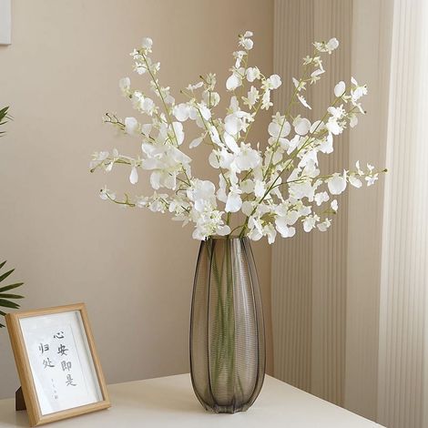 Orchid Artificielle - Vase Faux Orchidée Phalaenopsis 92 cm - Décoration Intérieure Salon Chambre Bureau Hôtel - Lot de 1 (1/5)