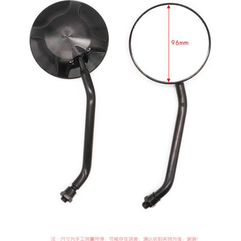 Retro motorcycle mirrors suitable for Harley-Davidson models, Niu electric bikes, Piaggio, Vespa and Leoncino. (1/5)