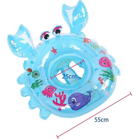 Anello da bagno per neonati, anello per neonati, seggiolino per neonati a forma di granchio - Sunny (1/5)