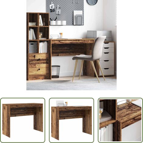 Bureau compact - Bureau Bois ancien 100 x 40 x 76 cm (1/5)