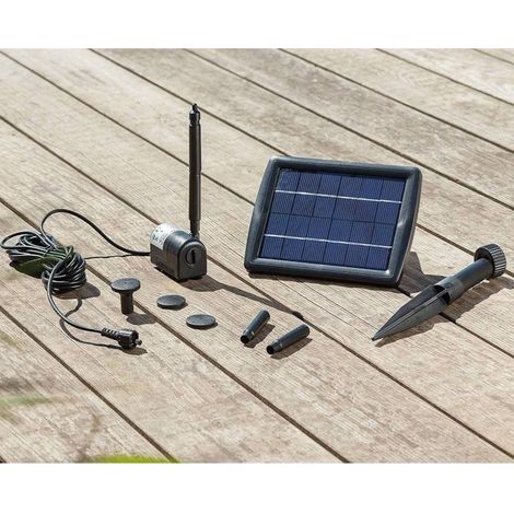 Kit pompe bassin solaire WaterSplash 175L-2W (1/5)
