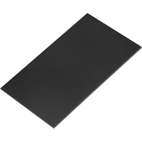 Feuilles UHMW en Plastique de 6 x 8 x 0,1 Pouce, Polyéthylène à Ultra Haut Poids Moléculaire, Planche de Polyéthylène Noire Opaque pour l'Automobile, la Chimie (1/5)