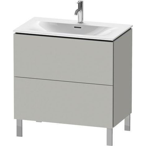 Meuble-lavabo L-CUBE 820x481mm 2 Au we hgl ES Érable milieu