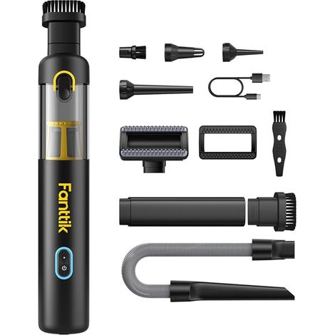 Aspirateur sans Fil pour Voiture, d'aspiration, Charge USB-C, Aspirateur et Souffleur et Pompe et Pompe sous Vide (1/3)