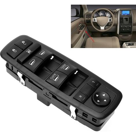 Hauptschalter für elektrische Fensterheber auf der linken Seite, kompatibel mit DODGE CHRYSLER (1/5)