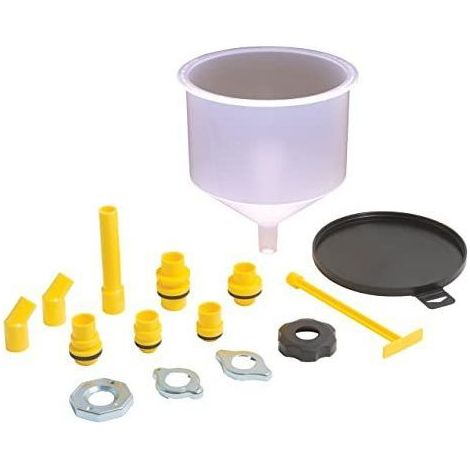 Ensemble de 15 Entonnoirs en Plastique avec Bec Verseur, Outils Anti-Débordement pour Huile et Liquide de Refroidissement (1/5)