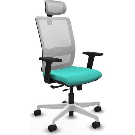 Chaise de bureau piqueras y crespo Haches turquoise cuir synthétique (1/2)