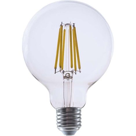 LAMPADINA LED E27 4W BULB G95 GLOBO FILAMENT IN VETRO TRASPARENTE - SKU 2994 / 2995  Bianco Naturale (1/5)