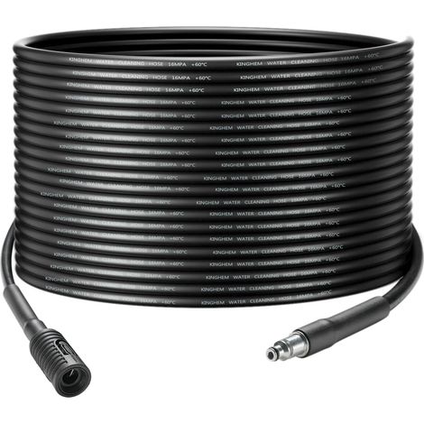 Tuyau de Rechange 10M pour Bosch AQT Aquatak Nettoyeur à Haute Pression, Raccord Rapide SDS, Accessoires de Tuyau de Nettoyage à l'eau, Tuyaux Flexible de Rallonge