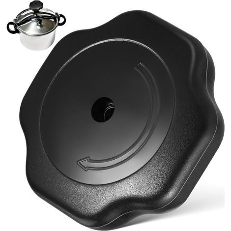 Pomello di ricambio in bachelite per il manico del coperchio della pentola a pressione, accessorio da cucina antideflagrante, facile da installare e compatibile con pentole e padelle. (1/4)