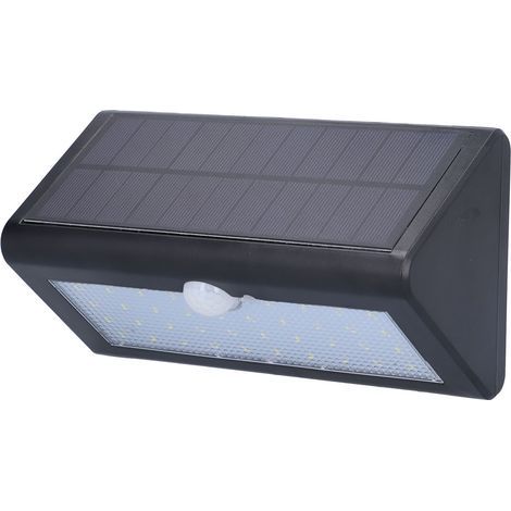 Solar-Wandleuchte mit 38 LEDs, Bewegungsmelder, wasserdicht, für den Außenbereich, Balkon, Hof, Garten, Gehweg (1/5)
