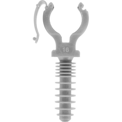 250 CLIPEO simple gris - Fixation pour tube IRL Ø25 - Ram (1/2)