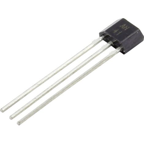 TRU COMPONENTS Hallsensor AH3503UA 4.5 - 6 V/DC Messbereich: +0.0195 - +0.0255 T TO-92 Löten