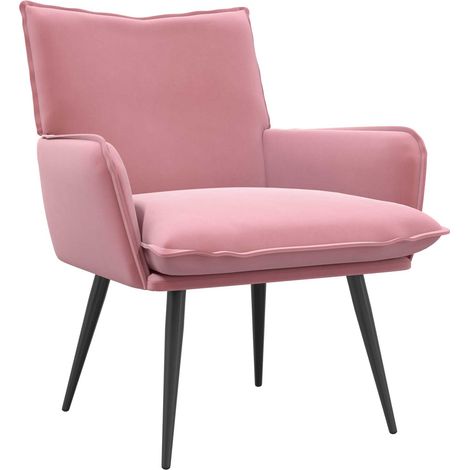Sessel Rosa Samt vidaXL (1/5)