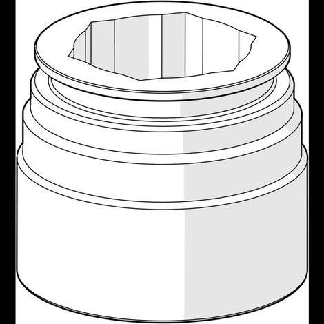 Hansa Montagering für Luftsprudler 59914645 Chrom (1/2)