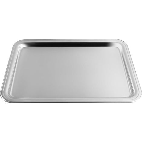 Vassoio da portata in acciaio inox rettangolare 48 cm - Tramontina (1/4)