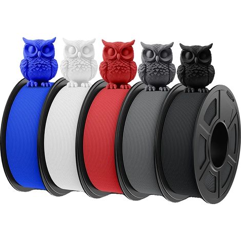 Filamento per stampante 3D, materiale PETG, composizione ecocompatibile, HSMPETG Blend-1 (1/2)