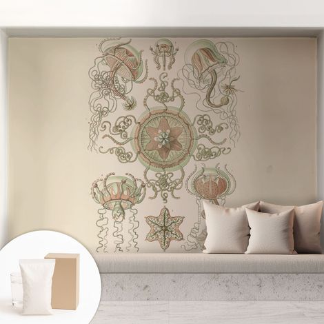Papier peint intissé avec imprimé installation simple qualité excellente sans désordre - Colle incluse gratuite Monde sous-marin 208x146 cm (1/5)