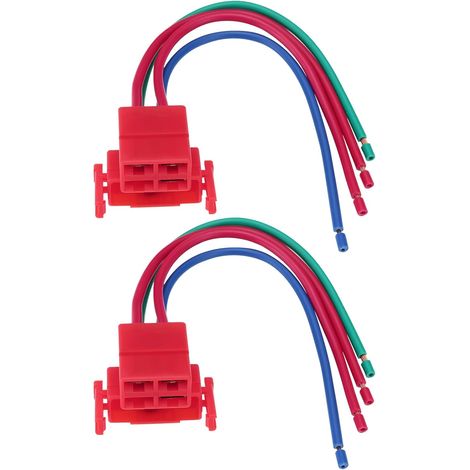 Lot de 2pcs Relais d'électrovanne de Démarreur 12 V 4 Broches Longueur de Fil de 14cm Compatible avec 600 900 929 954 1000 1100XX 1000F (1/5)