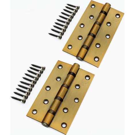 Household Wooden Door Thickened Stainless Steel Silent Bearing Hinges — 5x3x3.0 mm, Huanggu
