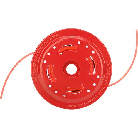 Tête de coupe à double fil pour débroussailleuses à arbre droit Accessoire de jardinage (1/4)
