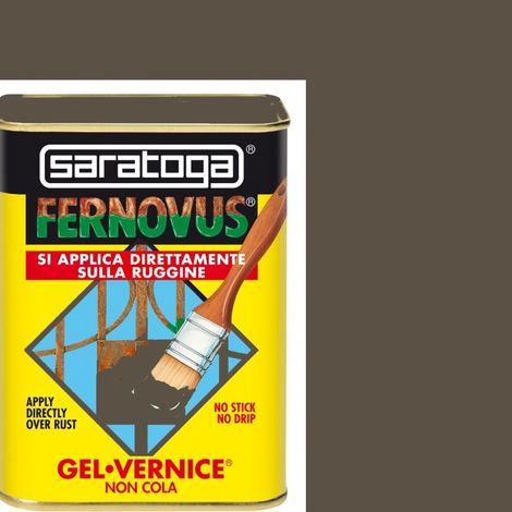 FERNOVUS SARATOGA GRIGIO PELTRO METALLIZZATO 750ml GEL VERNICE 88600094