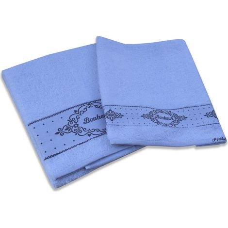 SET ASCIUGAMANI SPUGNA BONHEUR BIANCO 1+1 VISO E OSPITE (1/3)