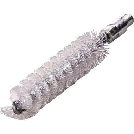 Brosse pour tuyau L.115mm D.15mm Poil lisse en nylon L.80mm 10