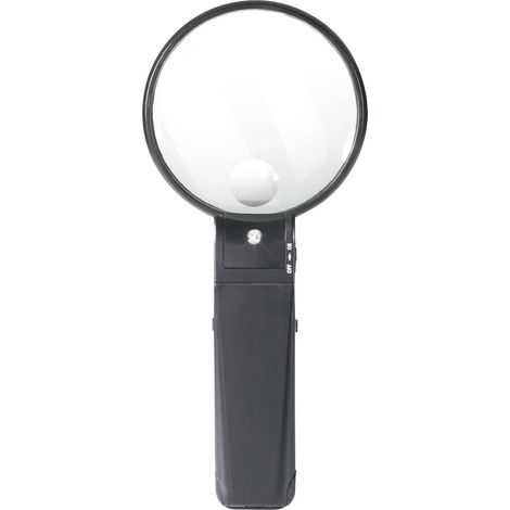 TOOLCRAFT 821010 821010 Loupe sur pied Grossissement: 2 x, 4 x Lentille: (Ø) 88 mm (1/5)