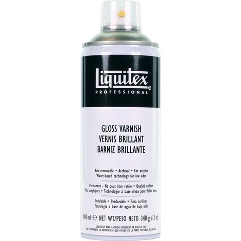 Liquitex Professional - Vernice spray trasparente Lucido, 400 ml (1/2)