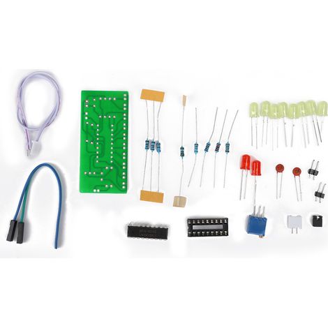 Kit De Soudage LM3915 - Indicateur De Niveau Audio 10 LED - Circuit Électronique DIY - Lot De 2 Pièces (1/5)
