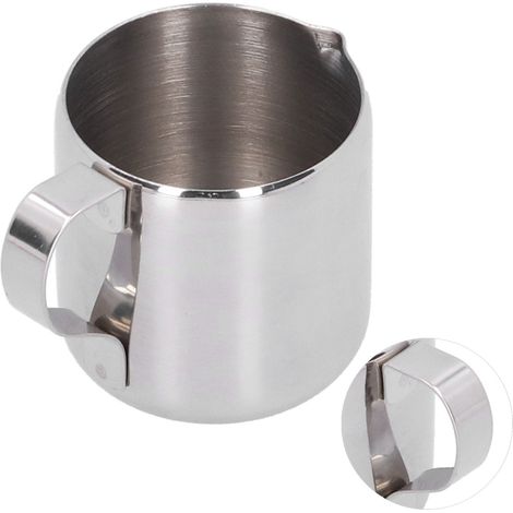 Pitcher à lait inox 304 60ml pour mousse à café, idéal maison et bar (1/5)