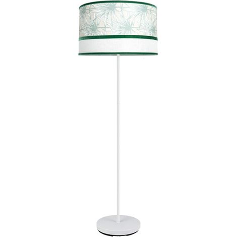 Caledonia weiß/grün Stehlampe 1xE27 168cm